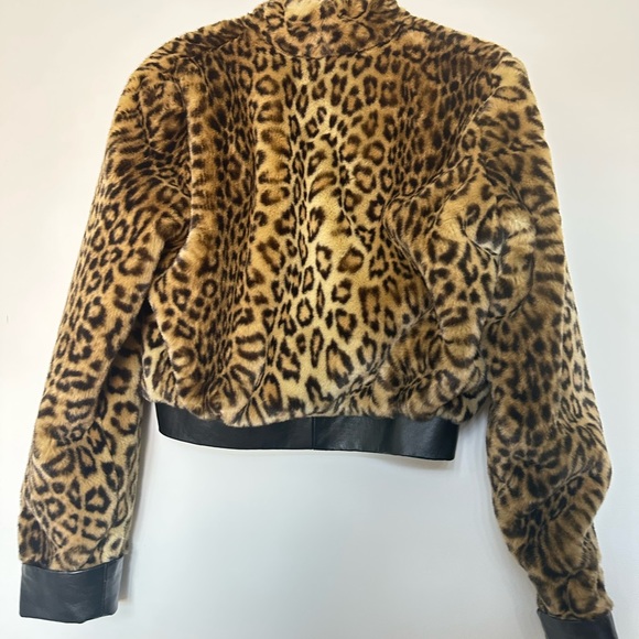 Eva Makray for fashion impact animal print crop jacket M - Picture 7 of 10